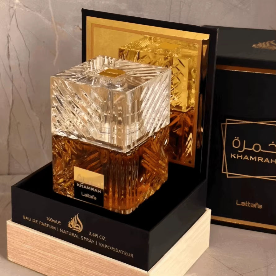 Khamrah - Eau De Parfum Long-Lasting Fragrance for Unisex, 3.40 Ounce / 100 Ml
